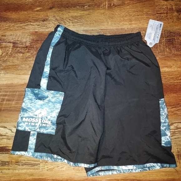 Mossy Oak Med NWT Camo fishing shorts swim elastic waist drawstring - Picture 6 of 11